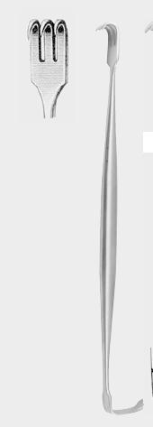 Ретрактор дитячий СЕН МІЛЛЕР (SENN MILLER), гострий, 6,5x20 мм (mm)/9,6x9 мм (mm) 16 см (cm)